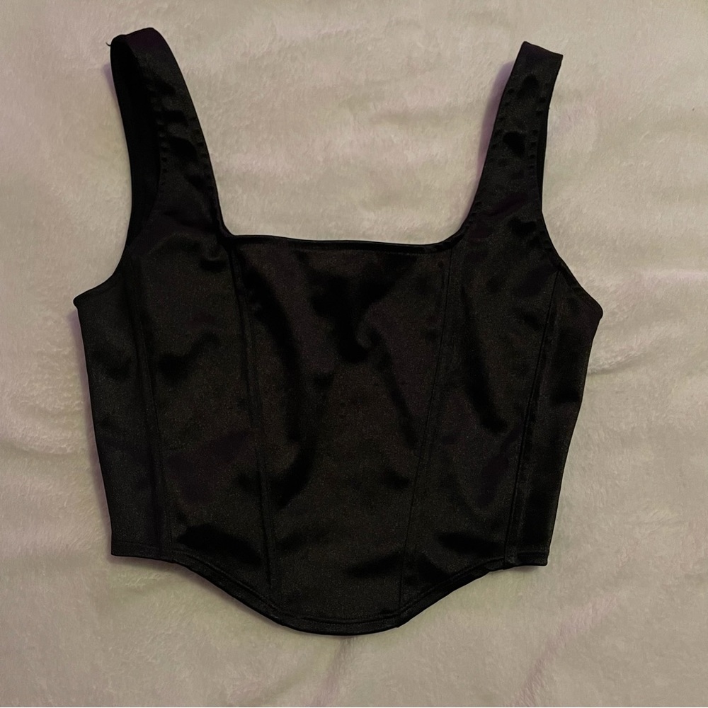 black corset top